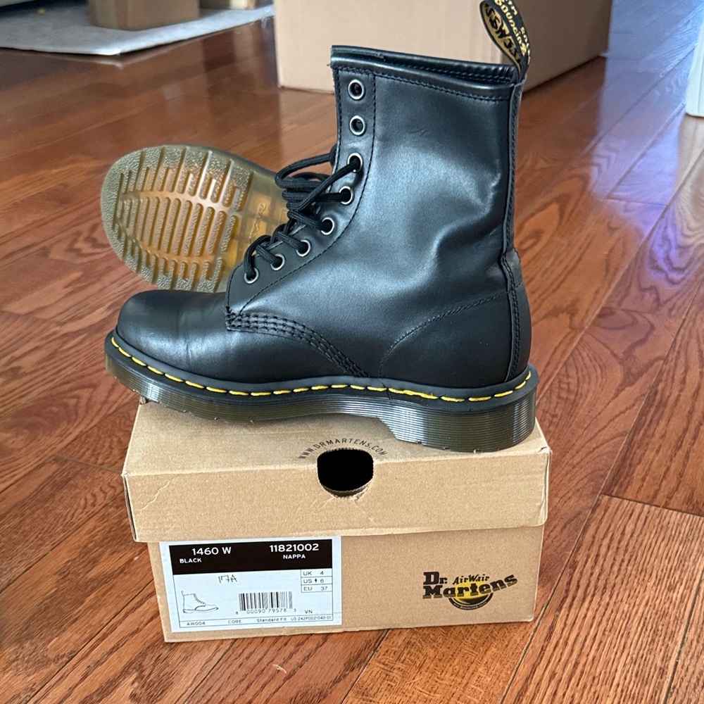 Dr. Martens Black Lace-Up Boots
